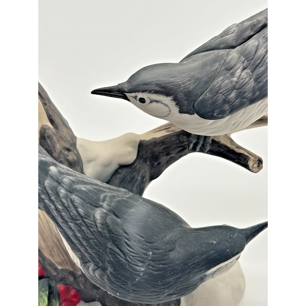 Gallery Originals Limited Edition 1984 Porcelain Birds on Branch Figurine - Picture 2 of 8